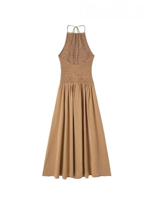IRA - Rückenfreies gesmoktes Kleid